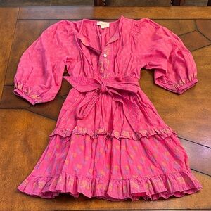 Cleobella Pink Floral Dress